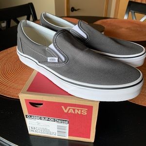 Vans Slip-on Men’s sz 9 Charcoal